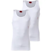 Hugo 2P Twin Tank Top weiß Baumwolle Small Herren,