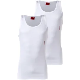 Hugo 2P Twin Tank Top weiß Baumwolle Small Herren,