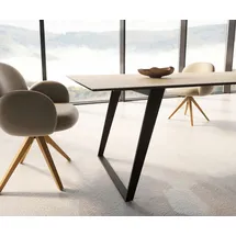 DeLife Edge 300 x 77 x 100 cm Eichefarbig/braun