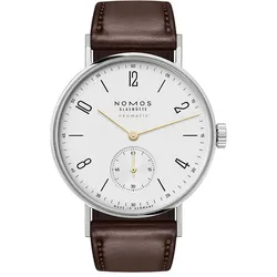 Nomos Glashütte Unisexuhr Tangente neomatik doré 192 - silber