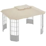 KONIFERA Pavillon-Ersatzdach Borkum, 180 g/m2, BxT: 300x360 cm beige