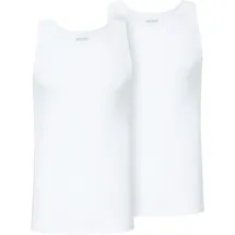 jockey® Unterhemd "Cotton+", 2er-Pack, Uni, für Herren, 100 WHITE, XL