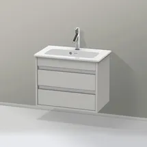 Duravit Waschtischunterschrank 2 Auszüge 60 x 48 x 38,5 cm Betongrau Matt