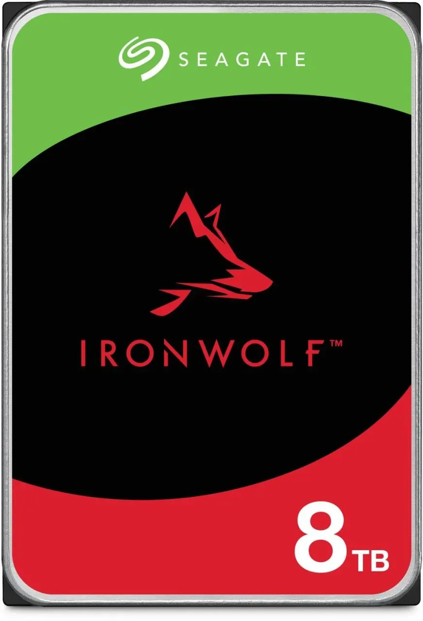 Seagate IronWolf 8TB HDD 3.5 Zoll NAS Festplatte SATA 6Gb/s 7200rpm Recertifi...