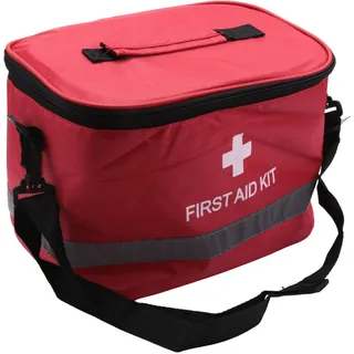 melairo Außen Erste Hilfe Kit Sport Camping Tasche Hause Medizinische Notfall Paket Rot Nylon Auffallende Kreuz Symbol Umhänge Tasche