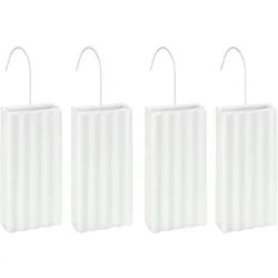 WENKO Luftbefeuchter Mod. Linien aus Keramik, 4er Set