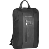 Piquadro Brief2 Slim Expandable Backpack M Black