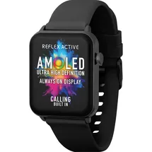 Reflex Active Amoled Series 30 BT 45 mm Kunststoffgehäuse Schwarz Sportarmband Schwarz M