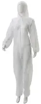 MED-COMFORT Einwegoverall mit Kapuze, PP, weiß 05160-W-XXXL , 1 Stück, Größe XXXL