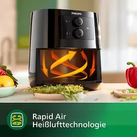 Philips Essential Airfryer HD9200/90 schwarz