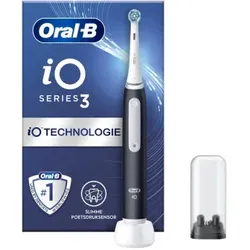 ORAL-B iO 3N - Elektrische Zahnbürste - Schwarz Intelligenter Drucksensor 3 Reinigungsmodi
