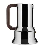 Alessi 9090 10 Tassen edelstahl/braun