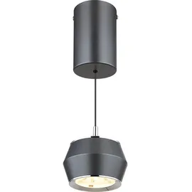 GLOBO Marthy 1-flg. Ø 10 cm grau Metall
