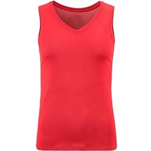 Odlo Damen Funktionsunterwäsche Tanktop mit V-Ausschnitt ACTIVE F-DRY LIGHT ECO, american beauty, XL