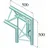 Alutruss TRILOCK 6082AC-24 2-Weg-Ecke 90°