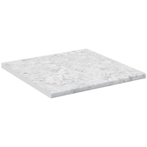 Vicco Küchenarbeitsplatte R-Line, Marmor Weiß 60 cm