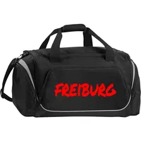 Multifanshop Sporttasche - Freiburg - Textmarker - Druck rot