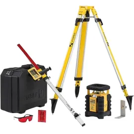 Stabila Rotationslaser LAR 350, 9-teiliges Set, selbstnivellierend, manuelle 2-Achsen-Neigung, motorgesteuert, wasser- und staubdicht nach IP 65