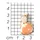 FIRETTI Ohrstecker Schick, modern, einzigartig orange 89139589 Metall