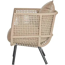 JAN KURTZ Suka Sessel Aluminium taupe
