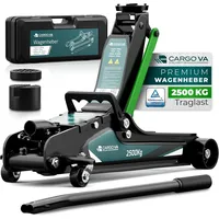 CARGO VA Intelligent Vehicle Accessories CargoVA® Rangierwagenheber extra flach, im [Koffer] 85-380 mm Hubhöhe, hydraulisch, Tragkraft 2,5 t