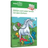 LÜK miniLÜK-Set Zählen und lesen lernen mit dem Einhorn ab 5 Jahren