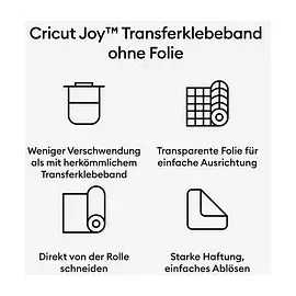 Cricut Transferklebeband für Vinylfolien 13,9 cm x 3,04 m