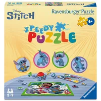 Ravensburger Kinderpuzzle 4x35 Teile - Speedy Puzzle Disney Stitch