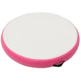 vidaXL Aufblasbare Gymnastikmatte mit Pumpe 100x100x15 cm PVC Rosa