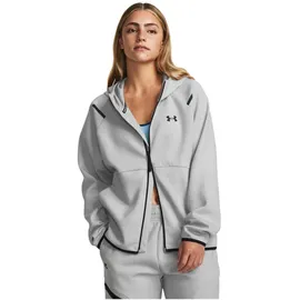 Under Armour Unstoppable Fleece Kapuzenjacke Damen 011 mod gray/black XL