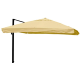 Mendler Gastronomie-Ampelschirm HWC-A96 Flap 300 x 400 cm creme ohne Ständer drehbar