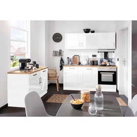 Held MÖBEL Küchenzeile »Tinnum«, mit E-Geräten, Breite 180 cm, weiß