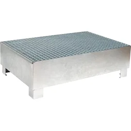 Stier Auffangwanne Stahl verzinkt 120 cm x 80 cm grau