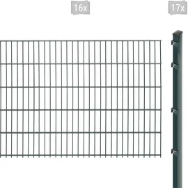 Arvotec Doppelstabmattenzaun ARVOTEC "EXCLUSIVE 103 zum Einbetonieren", grau (anthrazit), H:103cm, Stahl, Kunststoff, Zaunelemente, Zaunhöhe 103 cm, Zaunlänge 2 - 60 m