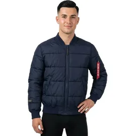 Alpha Industries Ma-1 Logo Steppjacke Ultra Navy M