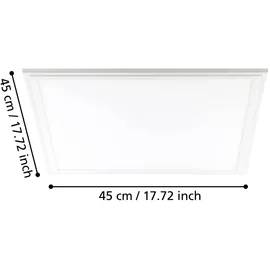 EGLO LED-Panel Salobrena 45 cm x 45 cm Weiß