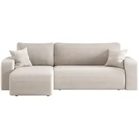 Kaiser möbel Ecksofa Beige, Textil, 4-Sitzer, L-Form,L-Form, 244x142 cm,