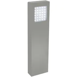 Beta Mini Pollerleuchte doppelseitig - Mattsilber