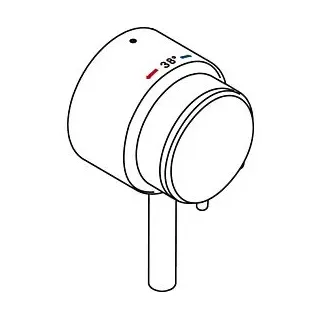 Hansgrohe Triostatgriff kpl.Pharo Duschpaneel 25971000 Comfort Plus