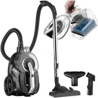 Tectake VC900 beutellos grau-schwarz