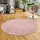 Pergamon Aloha Hochflorteppich 80 x 80 cm Rosa