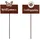 Trendline Gartenstecker Willkommen/Lieblingsplatz 115 cm Mehrfarbig