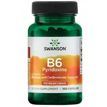 Swanson Health Products Vitamin B6 Pyridoxin Kapseln 100 St.