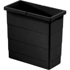 HAILO Einbaumülleimer 12 l Schwarz