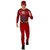 Rubie ́s Kostüm The Flash Comic Kostüm, Schnell & easy verkleidet als Comic-Superheld! rot