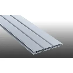 PVC Paneele, 17/200, mit Profil - Graue 3000 mm Nut- und Feder-Hohlprofile