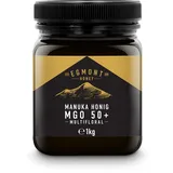 Egmont Honig Manuka Honig 50+ MGO 1kg | Zertifizierter MGO-Inhalt | Roher Honig 100% Natürlich | Hergestellt in Neuseeland