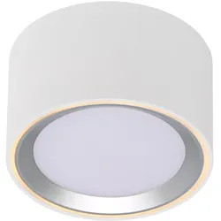 Nordlux Fallon, Rund, Decke/Wand, Oberflächenmontiert, Stahl, Weiß, Metall, Haus