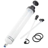 AFKSMILE Ölabsaugpumpe Ölabsaugspritze 500mL Ölspritze, Ölabsaugpistole,Handpumpe, Flüssigkeitsabsauger und Füllpumpe,Geeignet für Bremsflüssigkeit Motor weiß