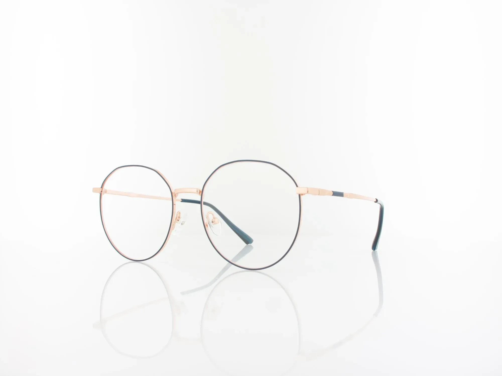 Brilando 903 C 52 rosegold samtig blau